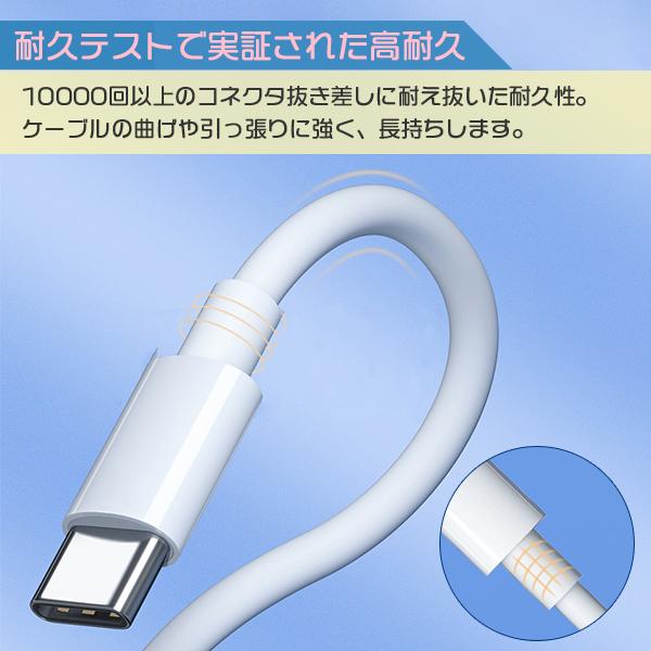 [1]Type-C to C ケーブル 3本セット 選べる長さ 1m 1.5m 2m / PD 急速充電 データ転送対応 スマホ iPhone15 充電 USB コード タイプC |  | 04