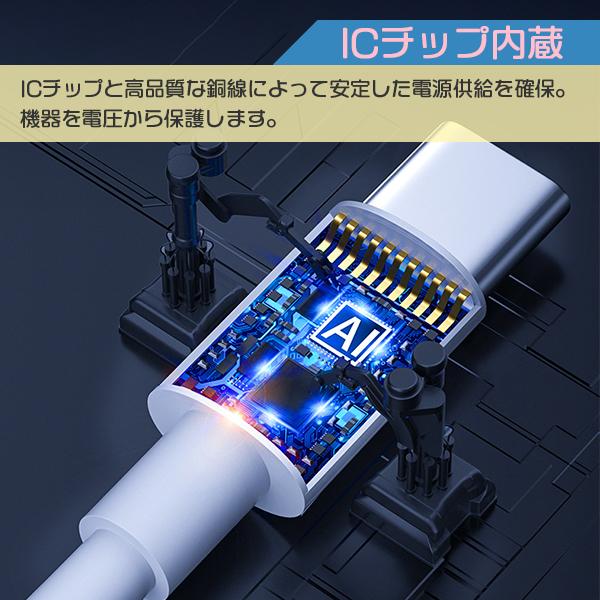[1]Type-C to C ケーブル 1本 選べる長さ 1m 1.5m 2m / PD 急速充電 データ転送対応 スマホ iPhone15 充電 USB コード タイプC |  | 03