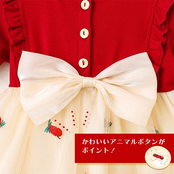 パイナップルリボンワンピース ドレス ワンピース 女の子 卒園式 子供服 赤  子ども  服 子供 赤ちゃん 誕生日 お祝い ベビー チュニック 結婚式 韓国子供服 |  | 03