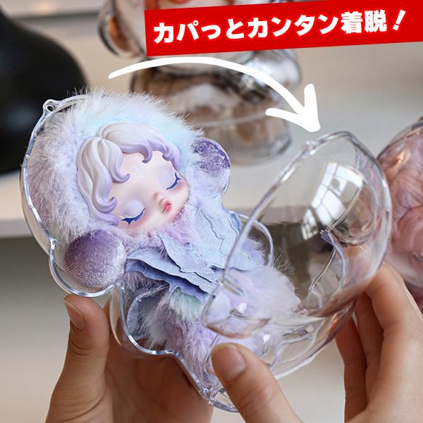 SKULLPANDA 保護ケース  スカルパンダ 1/2/3/6個  ドールケース ケース イニシャル 保護ケース クリア カバー プロテクター 透明ケース 傷つけ防止 ぬいぐるみ |  | 02