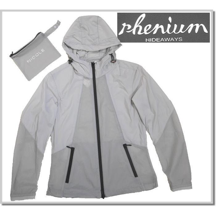 HIDEAWAYS NICOLE レニウム rhenium パッカブルジップブルゾン 0165 