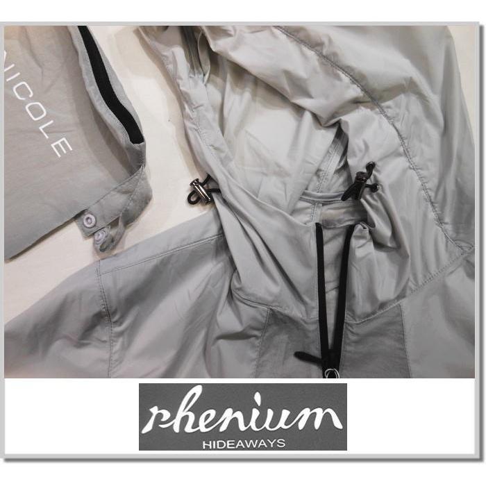 HIDEAWAYS NICOLE レニウム rhenium パッカブルジップブルゾン 0165 
