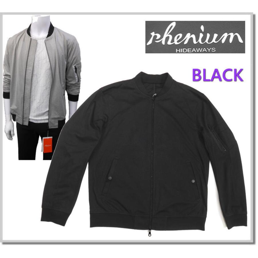 レニウム rhenium HIDEAWAYS モクロディMA-1ブルゾン 0465-3702-49(BLACK) ジャンバー
