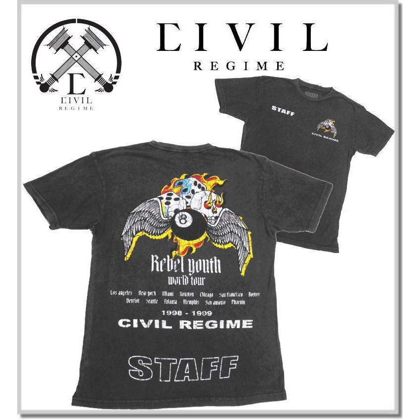 シビルレジーム CIVIL REGIME 8 BALL TEE 20CVSP07T VINTAGE BLACK 半袖Tシャツ カットソー