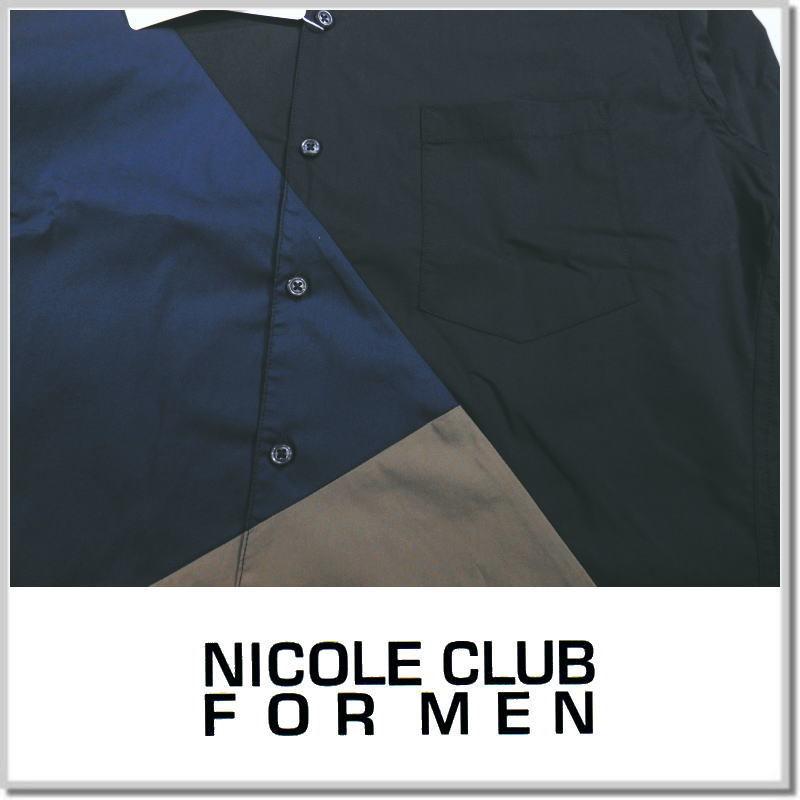 美品　マリコローガ　ニコル　ツーピース　チェック NICOLE CLUB FOR MEN ニコルクラブフォーメン パネルショート