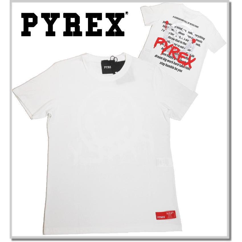 パイレックス PYREX 半袖Tシャツ 21EPC42302-WHITE 丸首 カットソー クルーネック｜five｜05