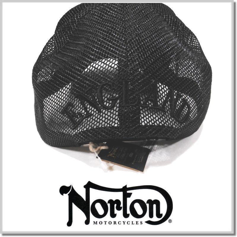 ノートン Norton モーターサイクル ブラック メッシュ キャップ 232N8707 CAP 帽子 HAT｜five｜04