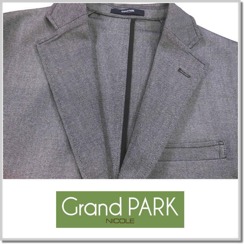 グランドパーク Grand PARK NICOLE ストレッチツイルジャケット 3169-3500-39(チャコールグレー) ブレザー ジャケット SET UP可｜five｜02