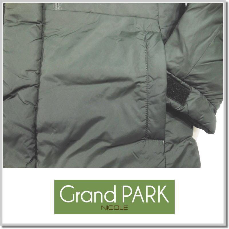 グランドパーク Grand PARK NICOLE Thermore(サーモア）中綿フードブルゾン 3569-3720-47(GREEN) 中綿パーカー｜five｜04