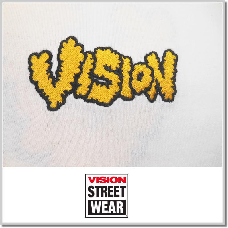 ヴィジョン VISION STREET WEAR サガラ刺繍ロンＴ 4305019 長袖Tシャツ カットソー｜five｜03
