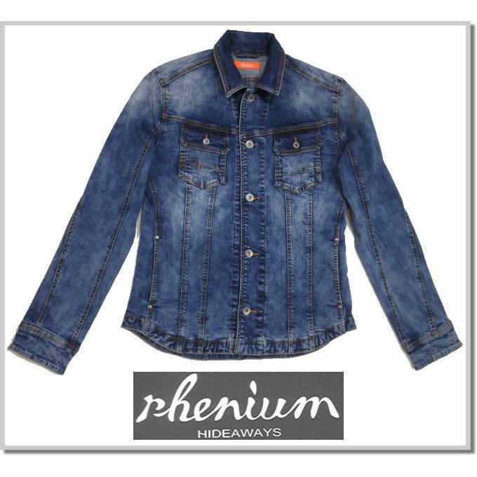レニウム rhenium HIDEAWAYS エイジング加工デニムショートシャツジャケット 9165-8001-60 Gシャツ ブルゾンのサムネイル