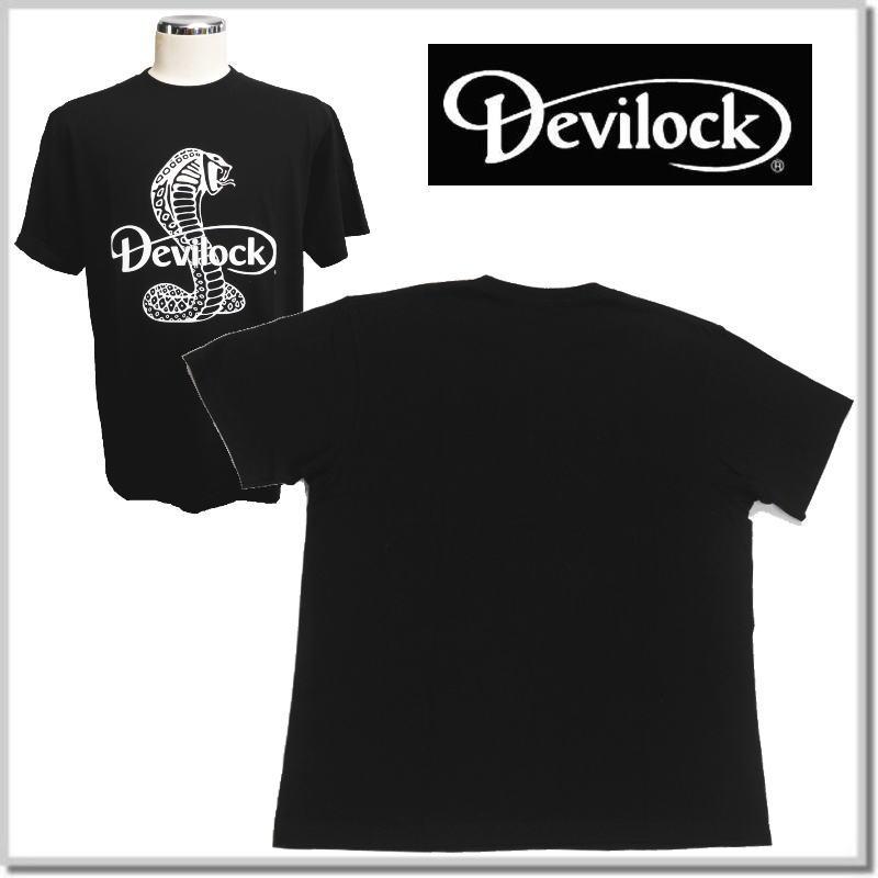 デビロック Devilock COBRA ロゴ TEE-BLACK 半袖Tシャツ カットソー｜five｜05