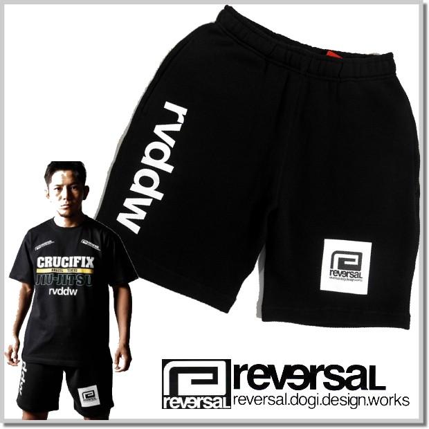 (リバーサル) reversal SQUARE BACK SWEAT SHORTS (rv18ss026-BLK) スウエット ショートパンツ｜five