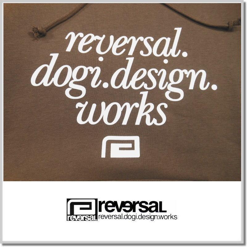 リバーサル reversal CLASSIC LOGO HOODIE rv23aw201-BROWN スウエットパーカー｜five｜03