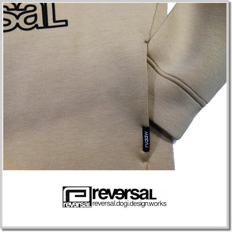 リバーサル reversal LINE LOGO DRY TECH HOODIE rv23aw202-BEIGE スウエットパーカー｜five｜04