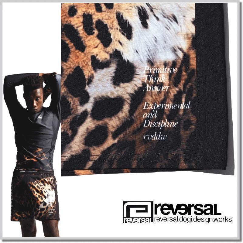 reversal リバーサル LEOPARD FIGHT SHORTS(SHORT LENGTH / NO reversal リバーサル LEOPARD FIGHT SHORTS(SHORT LENGTH / NO