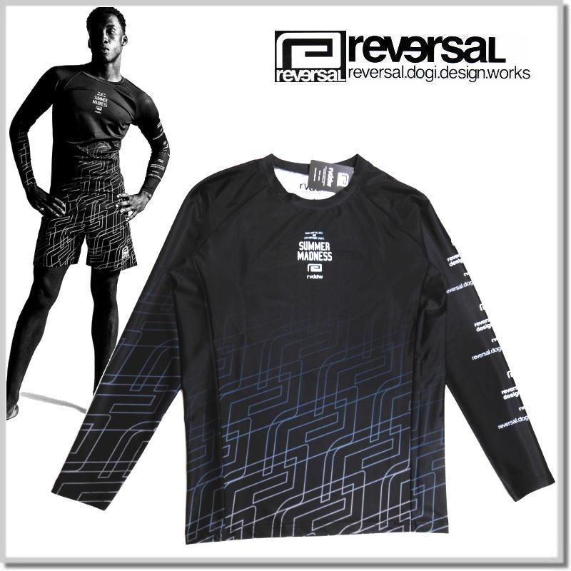reversal リバーサル OBLIQUE BIG MARK LONG RASH GUARD reversal リバーサル OBLIQUE BIG MARK LONG RASH GUARD