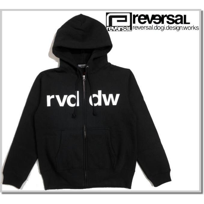 リバーサル reversal rvddw SWEAT ZIP PARKA rvbs009-BLACK スウェット パーカー ジップアップ | reversal