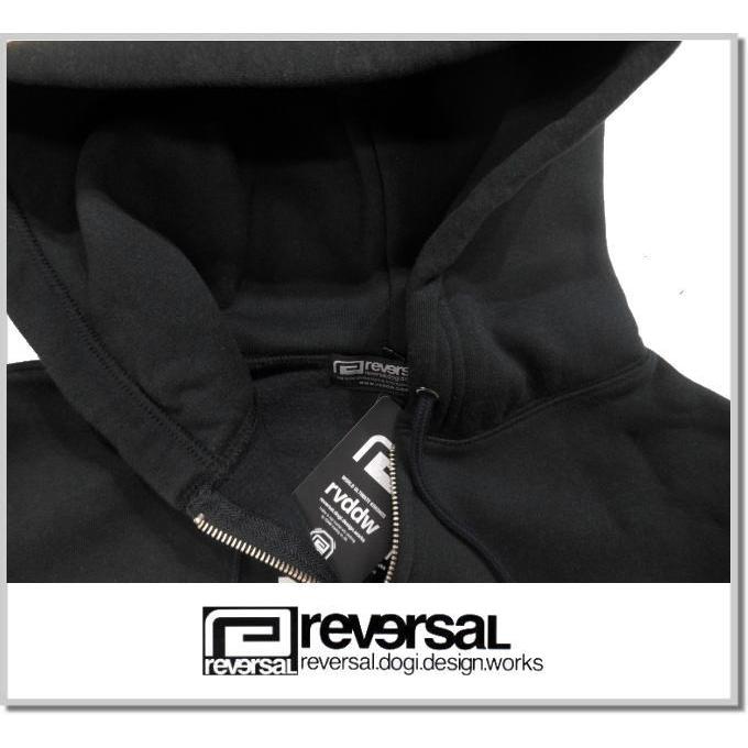 リバーサル reversal rvddw SWEAT ZIP PARKA rvbs009-BLACK スウェット パーカー ジップアップ | reversal | 01
