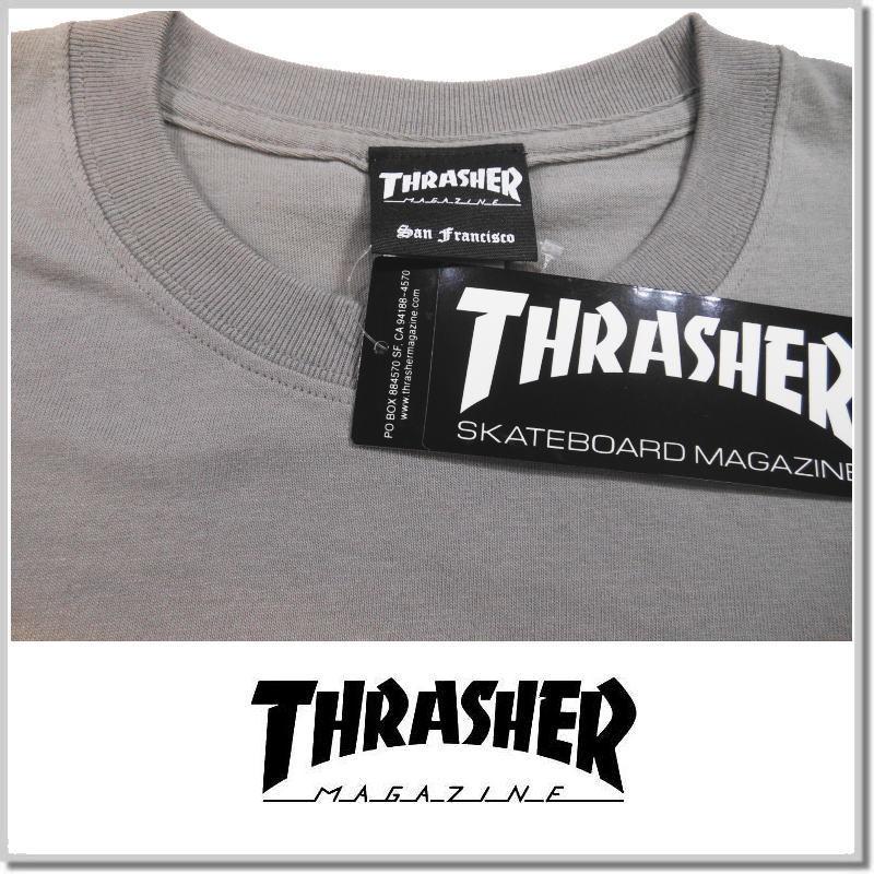 スラッシャー THRASHER FLARE LS TH93340-STONE GRAY スラッシャーロンT カットソー｜five｜02