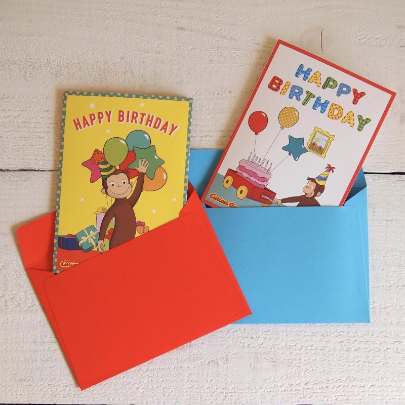 グリーティングカード Curious George おさるのジョージ ポップカード ゆうパケット対応商品です S 1030 Five Ten Online Shop 通販 Yahoo ショッピング