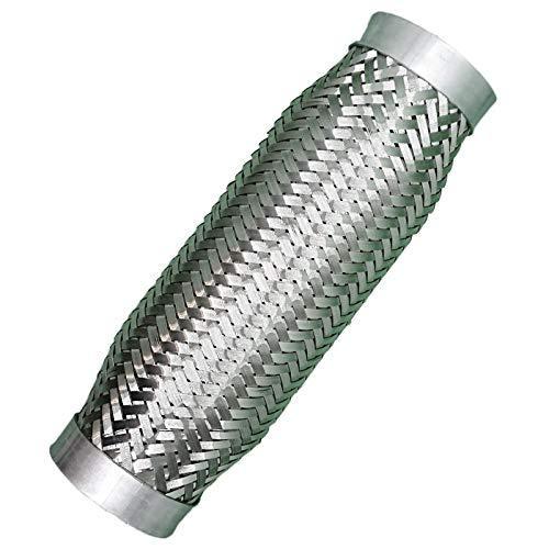 フレキシブル パイプ マフラー F51 0mm 汎用 車 ジャバラ 交換 補修 修理 部品 ステンレス製 自動車 マフラー