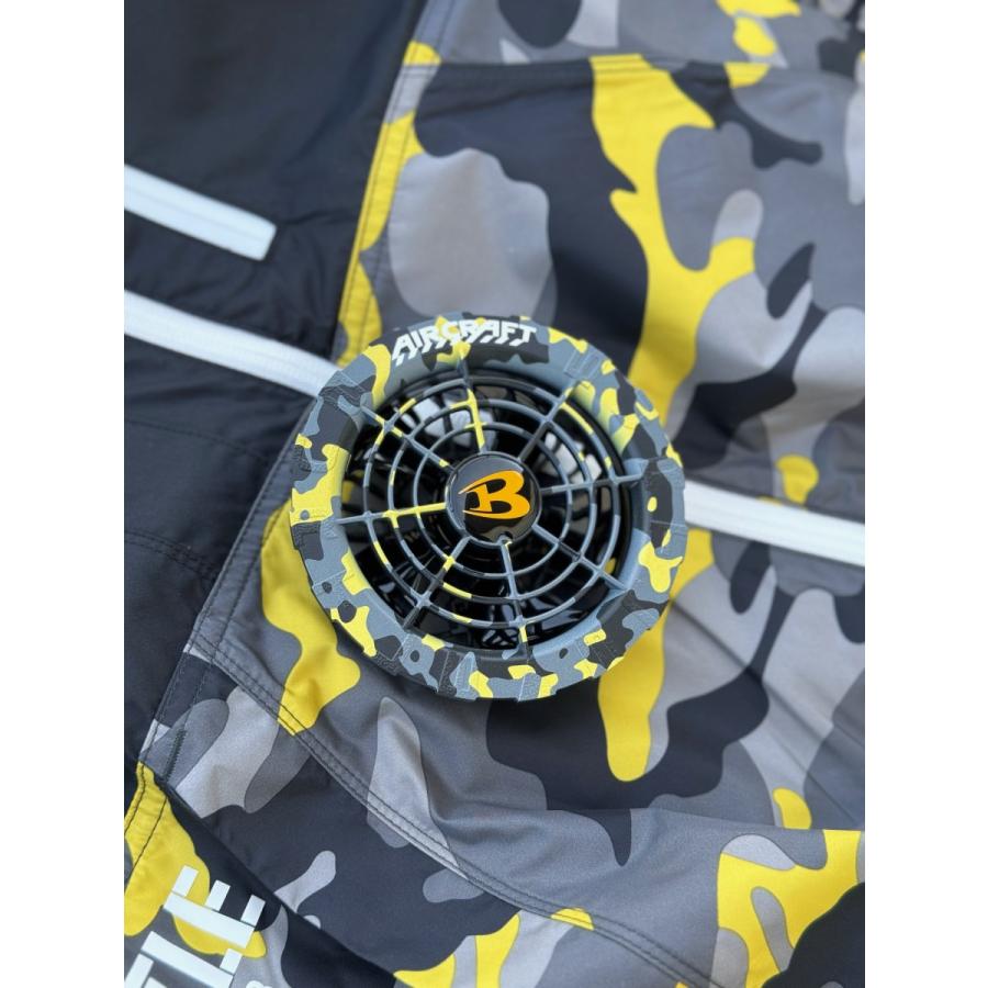 ＢＵＲＴＬＥ ◆ＡＣ０８-２◆　限定ＣＯＬＯＲイエローカモ　１個 BURTLE バートル ファンユニット AC08-2 限定カラー イエロー