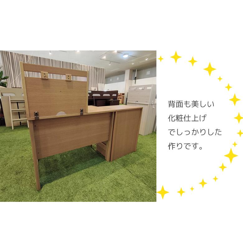 学習机 シンプル 学習デスク デスクセット おしゃれ 3点セット 幅95 ワークデスク 上棚 書棚３点 95cm幅 机 勉強机 パソコンデスク リモートデスク_12