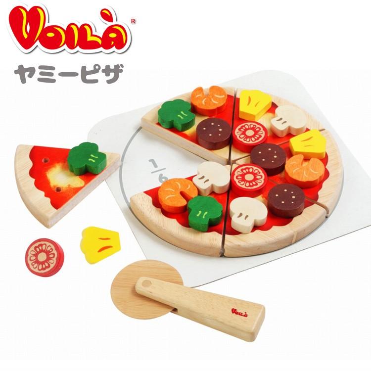 ままごと 知育玩具 木製 木のおもちゃ 3歳 ヤミーピザ おもちゃ おままごと ピザ ピザカッター やさい 木製 ベビー 子供 ベビートイ Ed S619d Five Season 通販 Yahoo ショッピング