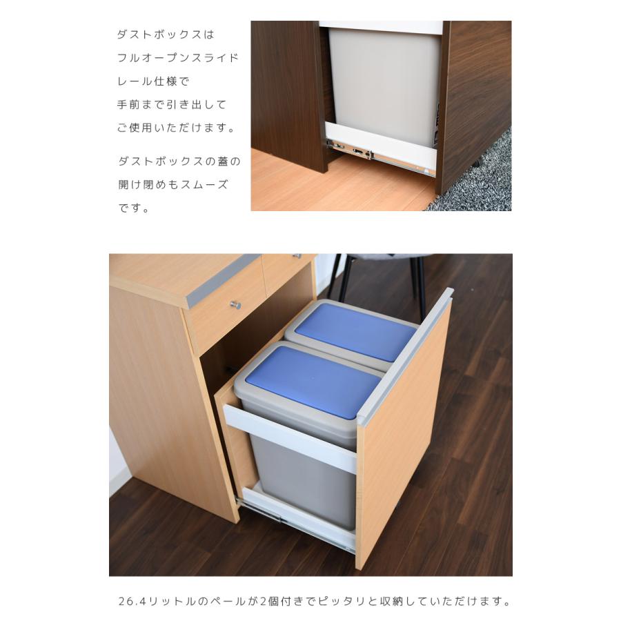 未来商会 ダストカウンター キッチン収納 間仕切り ダストボックス 