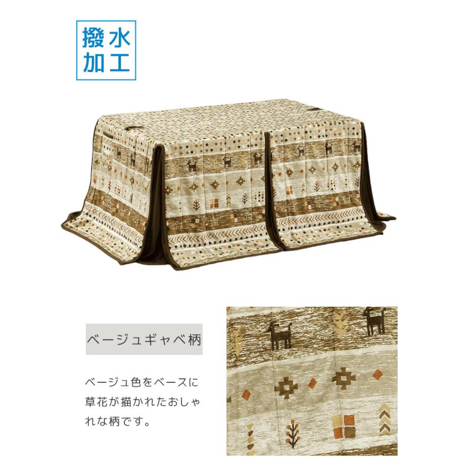 こたつ6点セット 150cm幅 ダイニングこたつセット 4人用 こたつテーブルセット 幅150 暖卓 長方形 ハイタイプ 6点セット ウォールナット 突板 こたつの画像