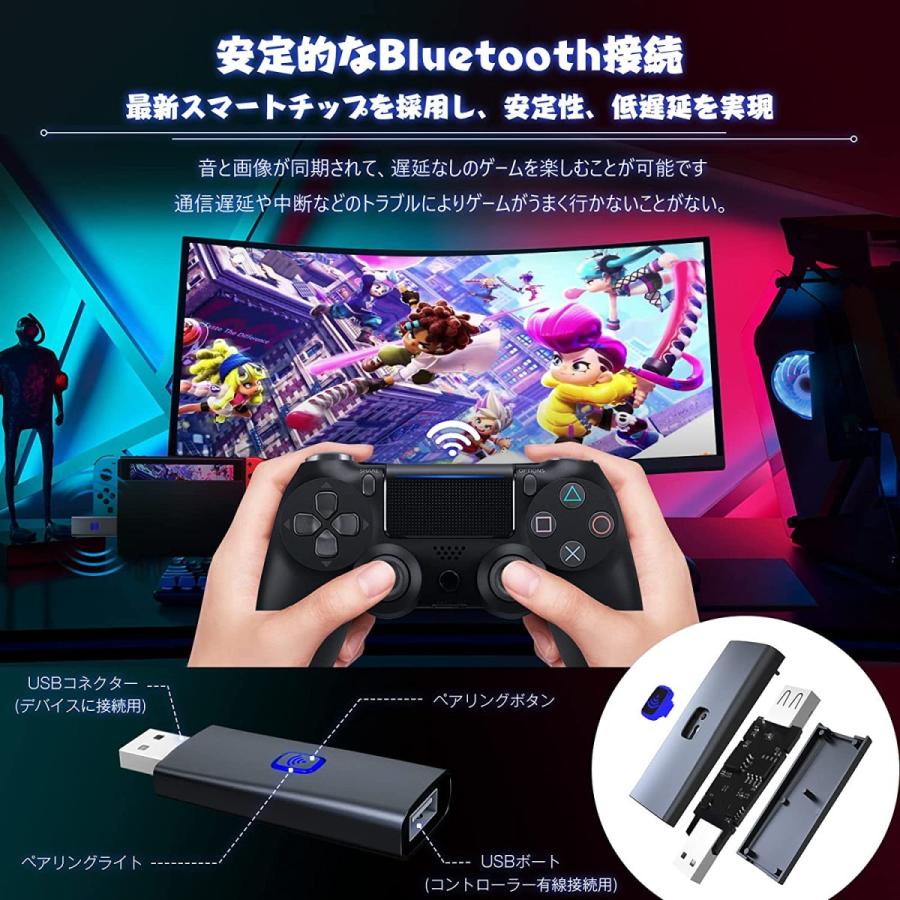Ps5用 コントローラー 変換アダプター Ps4 Switch Switch Lite Pc兼用 Bluetooth接続 無線 有線接続usb式 コントローラー対応 Gzyxzh1 ファイブshop 通販 Yahoo ショッピング