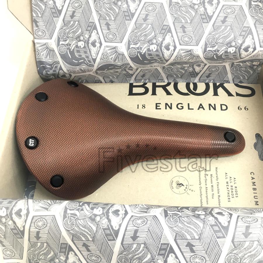 Brooks Cambium C17 All Weather Black Orange  Octane ブルックス カンビウム ラバーサドル ブラック オレンジ オクタン マッドグリーン 送料無料｜fivestar-gear｜17