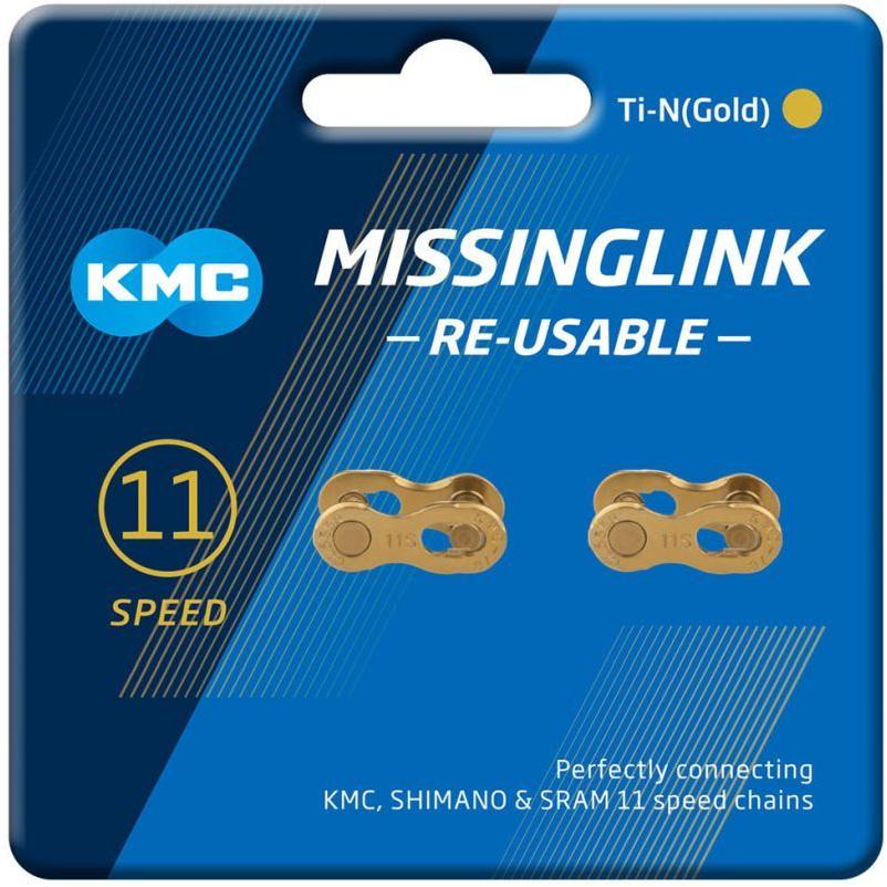 KMC 1セット(1リンク) 11S ミッシングリンク CL555R Ti-N KMC（車） KMC TI-GOLD 11速用 ミッシングリンク CL-555R（再