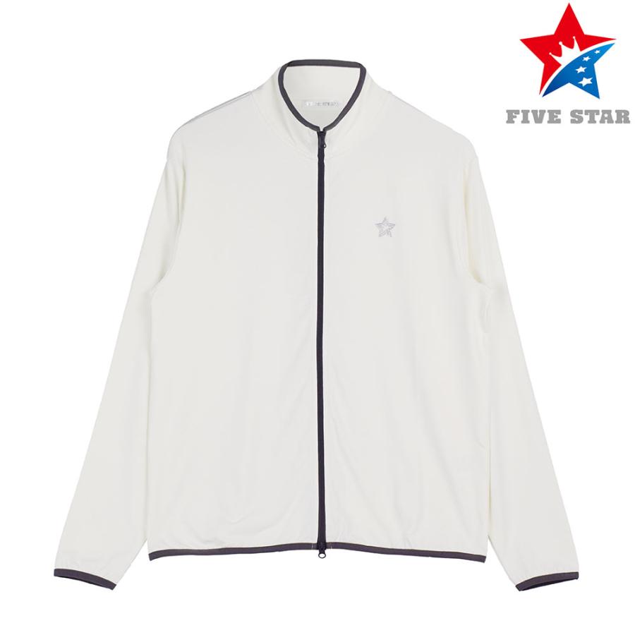 FIVE STAR ブルゾン ゴルフウェア 長袖 メンズ ストレッチ ジップ
