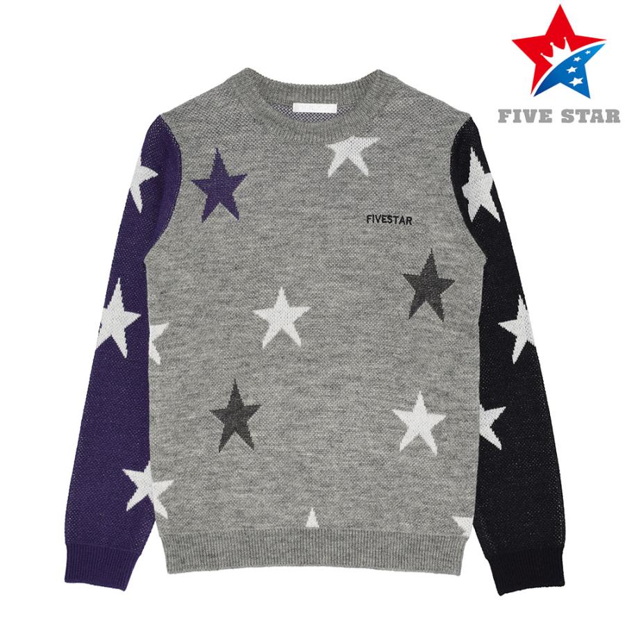 FIVE STAR ニット ゴルフ メンズ 冬 セーター 長袖 ゴルフウェア