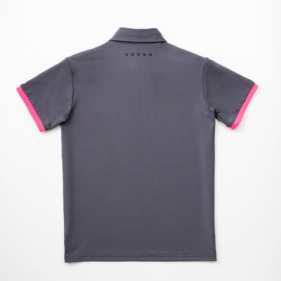 ポロシャツ シャツ ゴルフウェア メンズ 夏 半袖 ストレッチ グレー ファイブスター おしゃれ 40代 50代 ペイズリー柄 バイカラー アウトレット | FIVE STAR（ゴルフ） | 08