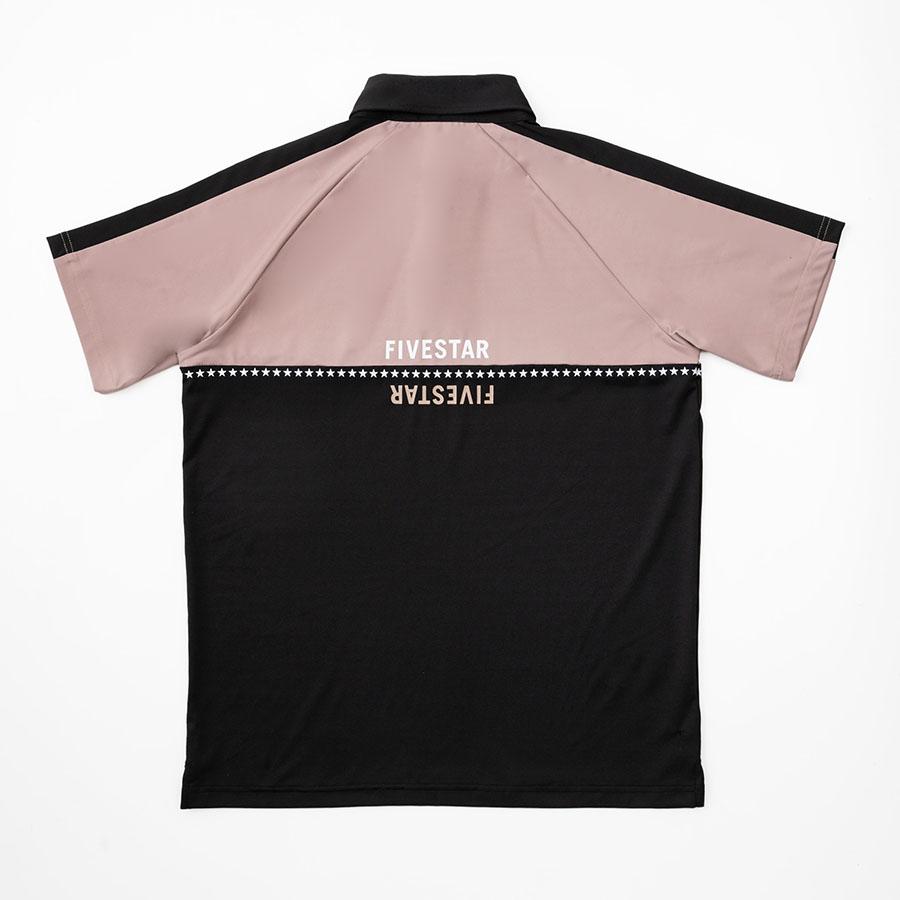 ポロシャツ ゴルフ メンズ 夏 半袖 ストレッチ ゴルフウェア ファイブスター おしゃれ シンプル 40代 50代 ブラウン 茶 バイカラー ライン アウトレット | FIVE STAR（ゴルフ） | 08