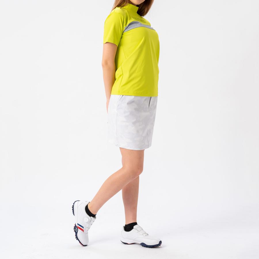 FIVE STAR モックネック ゴルフウェア 半袖 メンズ シャツ ストレッチ