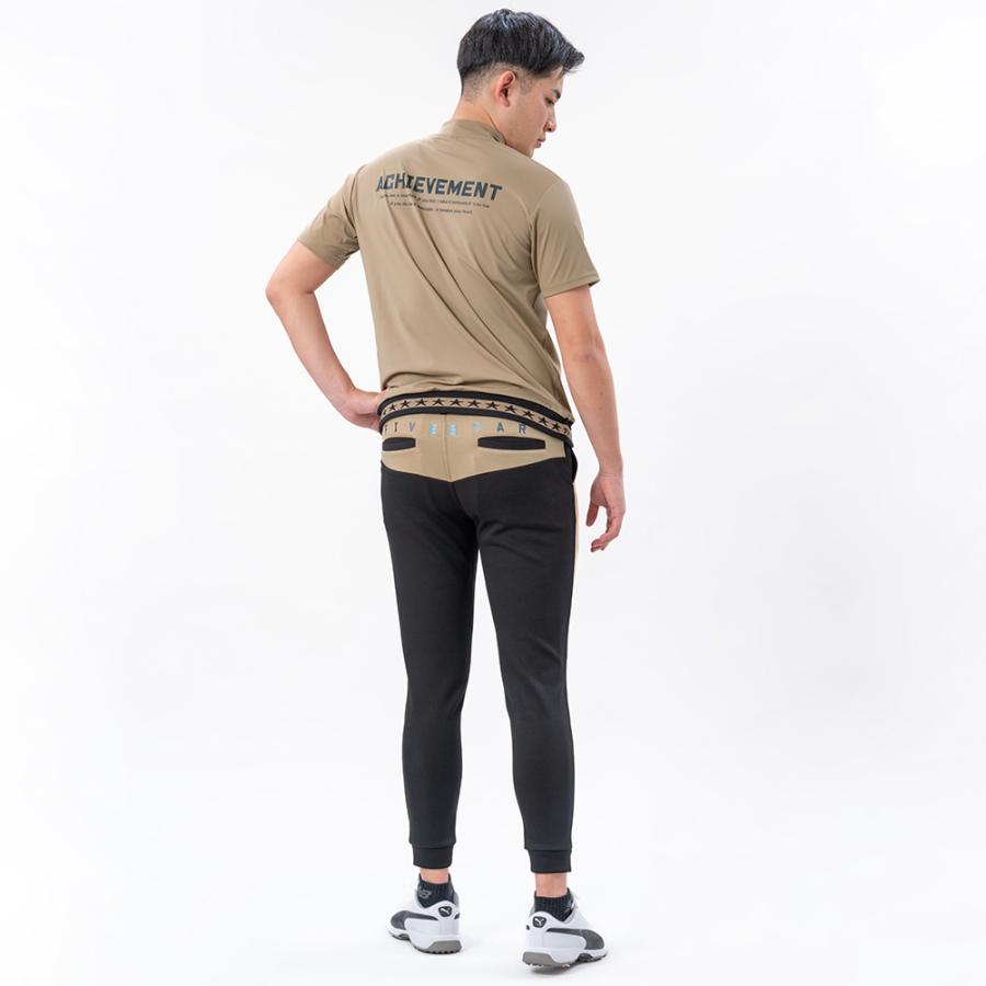 マッジアゴルフ ジョガーパンツ ブラック 黒 メッシュ調生地 ゴルフウェア M マッジアゴルフ ジョガーパンツ ブラック 黒 メッシュ調生地