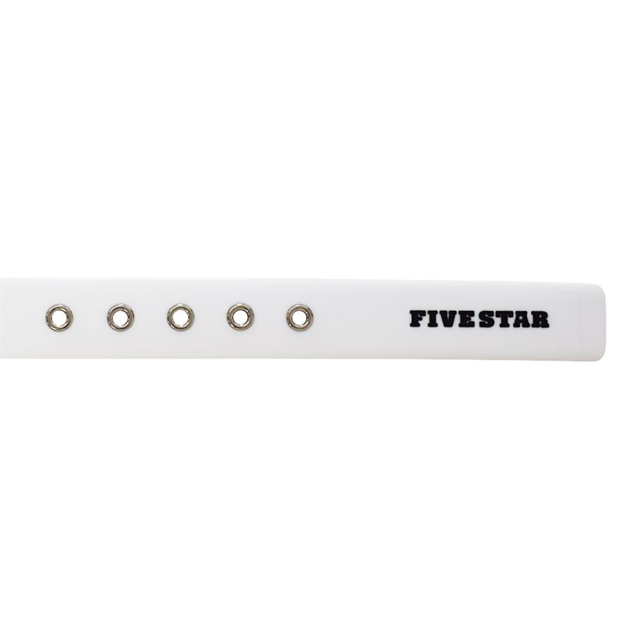 FIVE STAR ベルト ゴルフ メンズ ビニールベルト スター パターン ロゴ