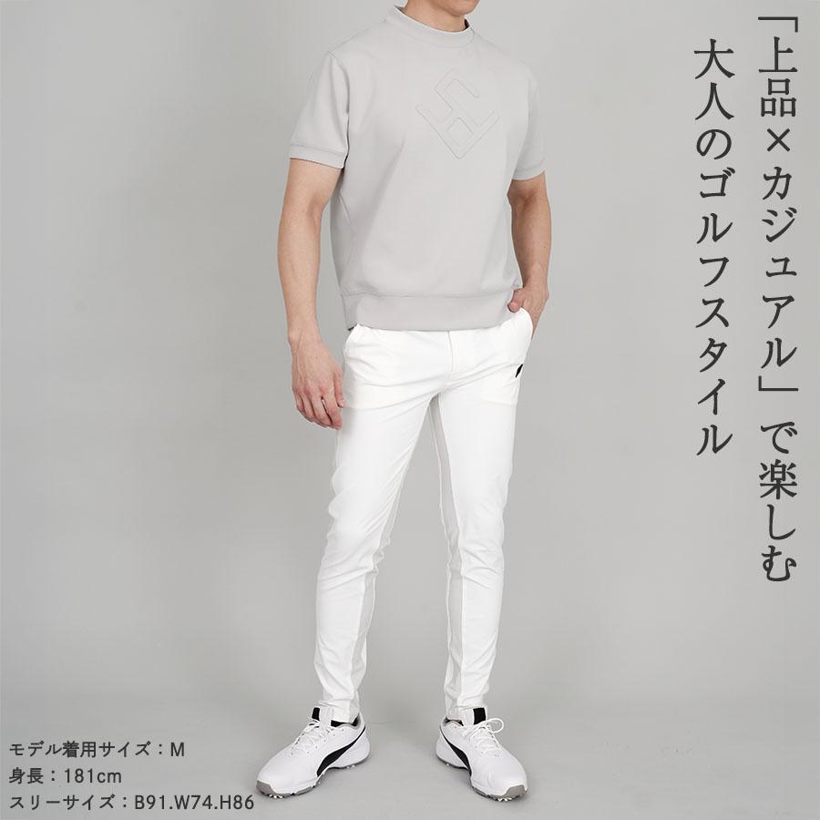 FIVE STAR モックネック ゴルフ メンズ 春 シャツ 半袖 厚手