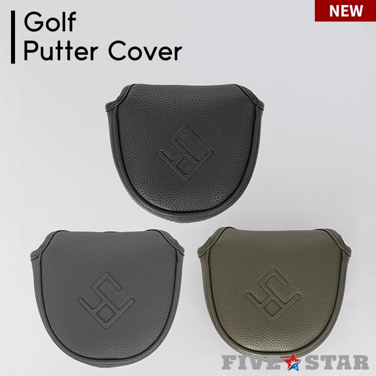 FIVE STAR パター ヘッドカバー ゴルフ パター用 マレット型 メンズ