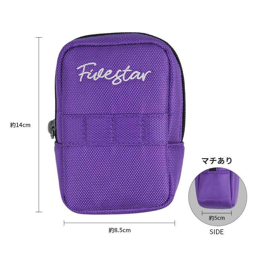 距離計ゴルフ 距離計ケース ポーチ 小物入れ ボールケース 軽量 ベルトケース 小物ケース カラビナ付き 無地 ロゴ シンプル おしゃれ ファイブスター | FIVE STAR（ゴルフ） | 10