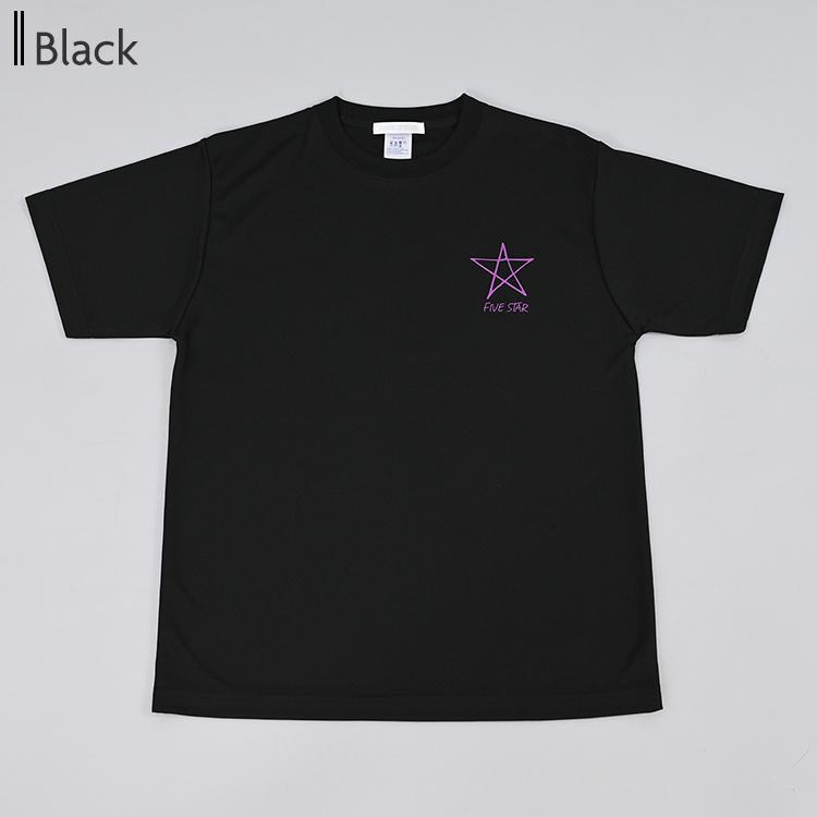 Tシャツ ゴルフウェア メンズ レディース 半袖 吸水速乾 紫外線カット ドライシルキータッチ カートロゴ シンプル おしゃれ 星 ファイブスター | FIVE STAR（ゴルフ） | 02