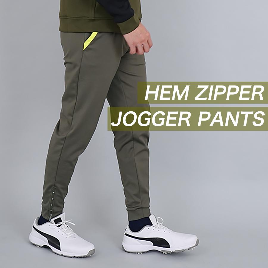 ロングパンツ パンツ ゴルフウェア メンズ 冬 ゴルフパンツ ストレッチ 防寒 裾ファスナー 星柄 ファイブスター おしゃれ シンプル 40代 50代 | FIVE STAR（ゴルフ） | 05