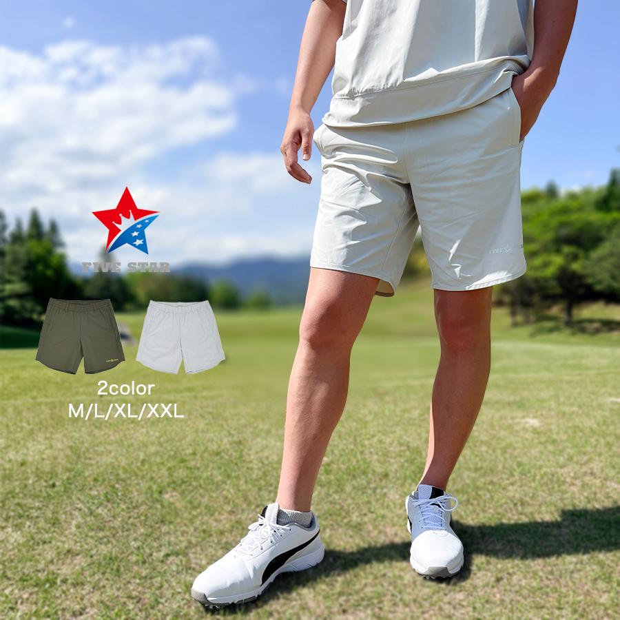 FIVE STAR ハーフパンツ メンズ ゴルフ ショートパンツ ゴルフウェア