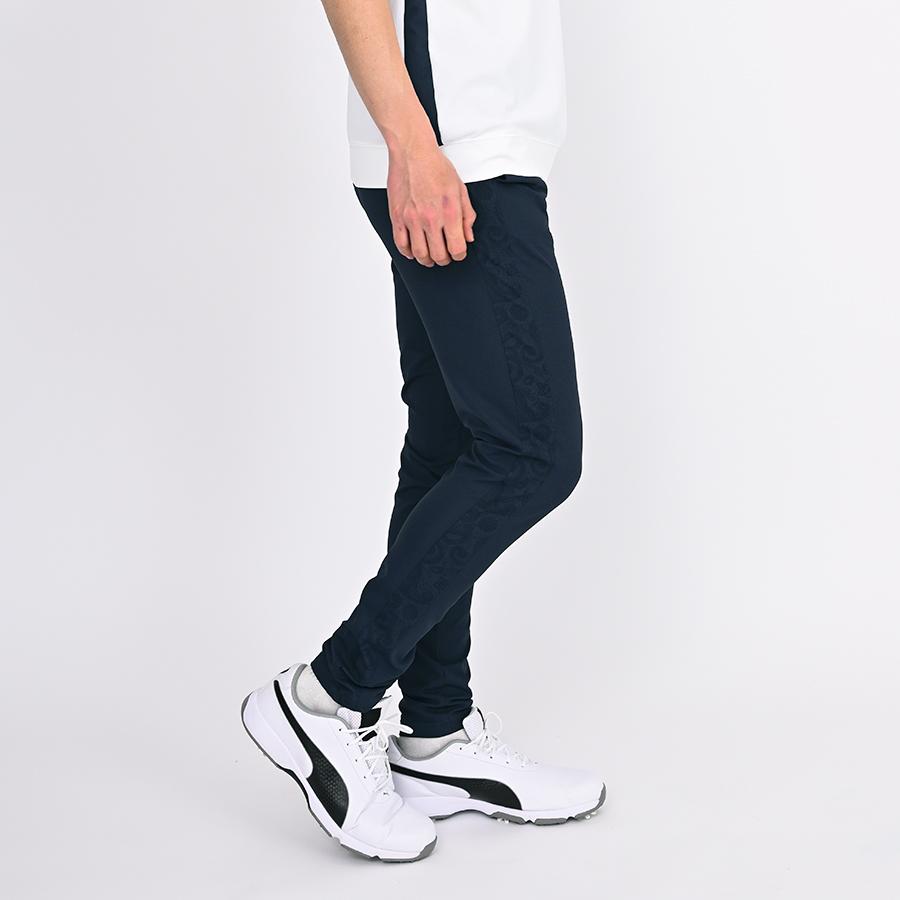 ロングパンツ ゴルフ メンズ ゴルフウェア パンツ 夏 ストレッチ ゴルフパンツ ファイブスター おしゃれ シンプル 40代 50代 サイドライン ペイズリー柄 切替 | FIVE STAR（ゴルフ） | 05