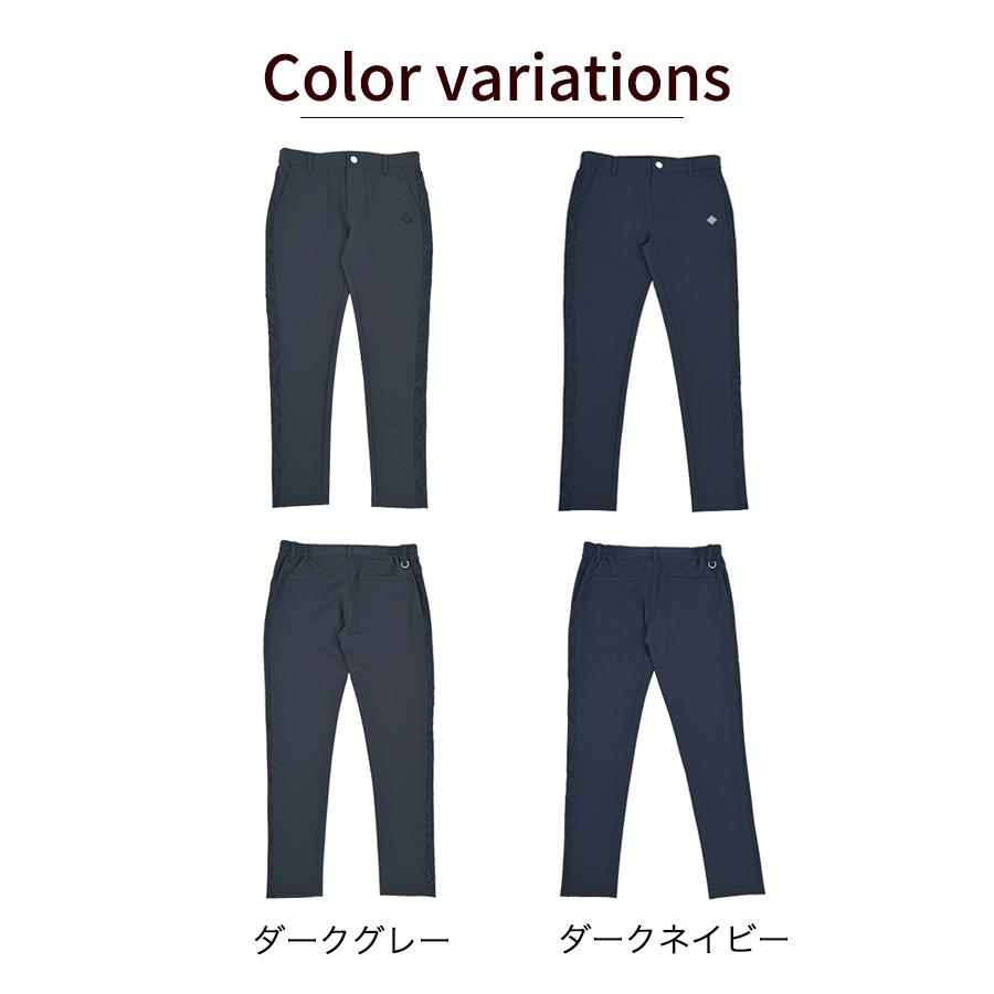 ロングパンツ ゴルフ メンズ ゴルフウェア パンツ 夏 ストレッチ ゴルフパンツ ファイブスター おしゃれ シンプル 40代 50代 サイドライン ペイズリー柄 切替 | FIVE STAR（ゴルフ） | 16
