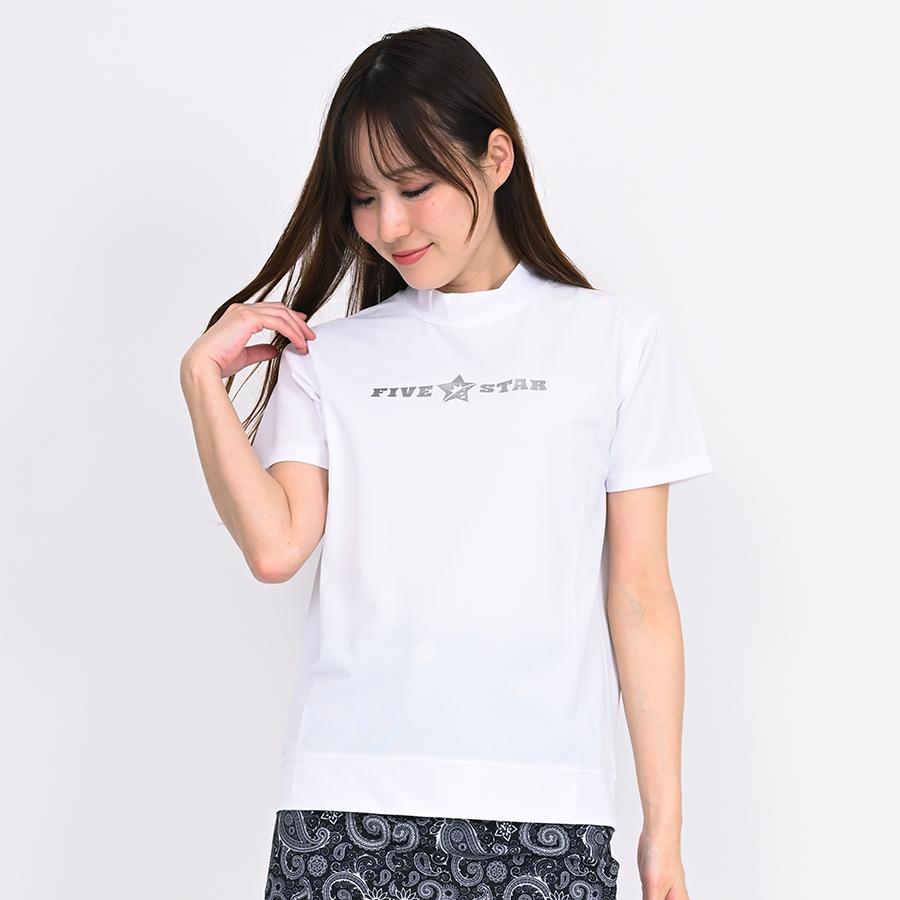 FIVE STAR モックネック ゴルフ メンズ 半袖 シャツ ゴルフウェア 夏